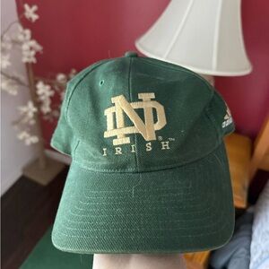 adidas Green & Gold Notre Dame Irish Baseball Cap
